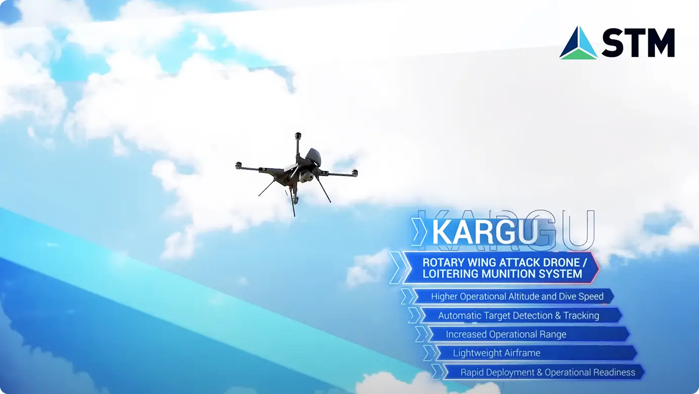STM | KARGU - Rotary Wing Attack Drone Loitering Munition System